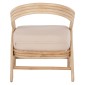 ΠΟΛΥΘΡΟΝΑ DONITA HM9838 RATTAN ΦΥΣΙΚΟ ΜΕ ΛΕΥΚΟ ΜΑΞΙΛΑΡΙ 67x74x78Υεκ.