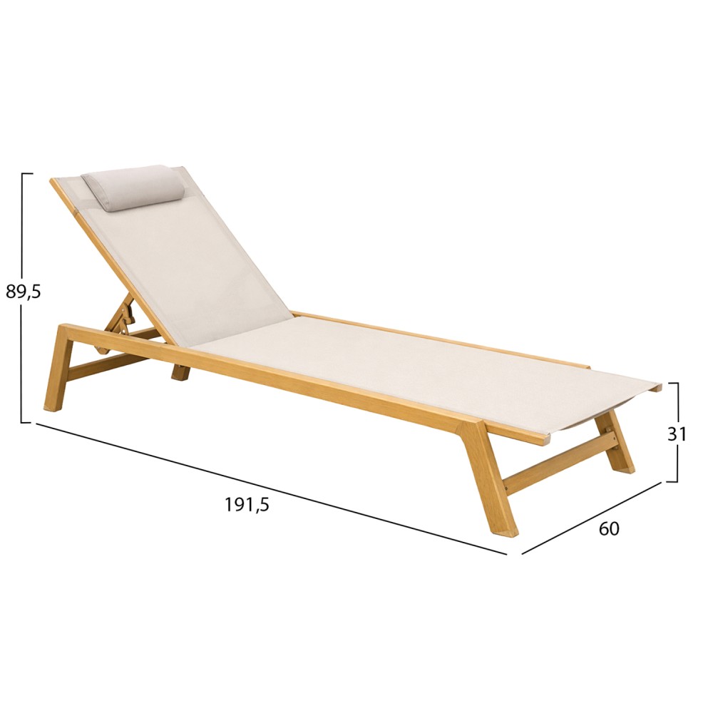 ΞΑΠΛΩΣΤΡΑ ΑΛΟΥΜΙΝΙΟΥ ΜΕ ΜΑΞΙΛΑΡΙ RABIA HM5982.05 HEAT TRANSFER & ΛΕΥΚΟ 188x60x30Υ