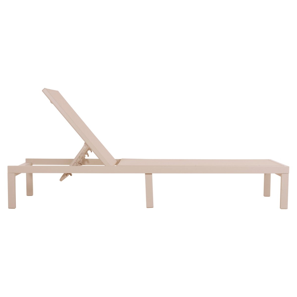 ΞΑΠΛΩΣΤΡΑ ΑΛΟΥΜΙΝΙΟΥ THATCHER HM5983.04 ΣΑΜΠΑΝΙ ΣΚΕΛΕΤΟΣ & TEXTILENE 196,5x64,5x92Υεκ