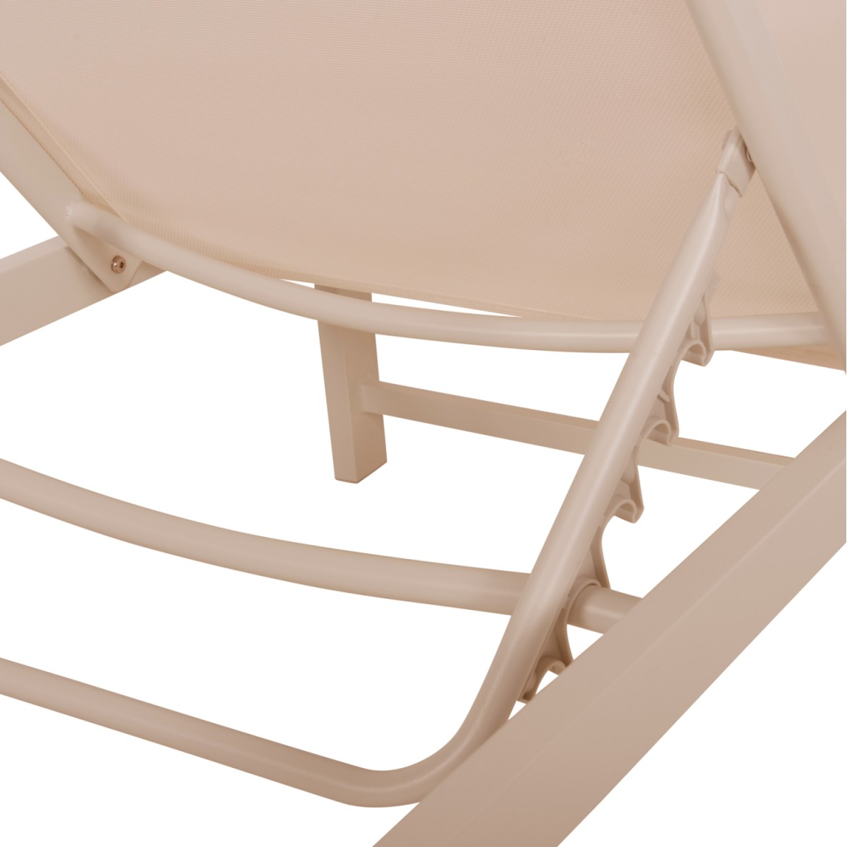 ΞΑΠΛΩΣΤΡΑ ΑΛΟΥΜΙΝΙΟΥ THATCHER HM5983.04 ΣΑΜΠΑΝΙ ΣΚΕΛΕΤΟΣ & TEXTILENE 196,5x64,5x92Υεκ