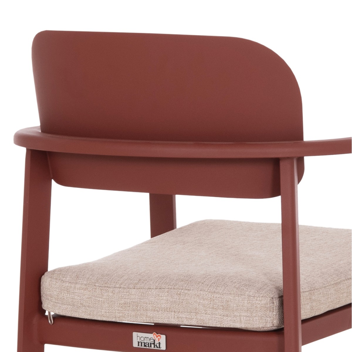 ΠΟΛΥΘΡΟΝΑ ΤΡΑΠΕΖΑΡΙΑΣ ELARA HM6414.07 ΚΕΡΑΜΙΔΙ ΑΛΟΥΜΙΝΙΟ-ΜΠΕΖ OLEFIN--TEAK 56x62x78Υεκ