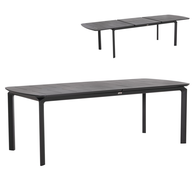 ΤΡΑΠΕΖΙ ΕΠΕΚΤΕΙΝΟΜΕΝΟ SYMPO HM6415.01 ΓΚΡΙ ΑΛΟΥΜΙΝΙΟ 220-300x100x75Υεκ