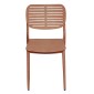 ΚΑΡΕΚΛΑ ΤΡΑΠΕΖΑΡΙΑΣ HILLIARD HM6645.08 ΑΛΟΥΜΙΝΙΟ ΣΕ TERRACOTTA 46x54x78Υεκ