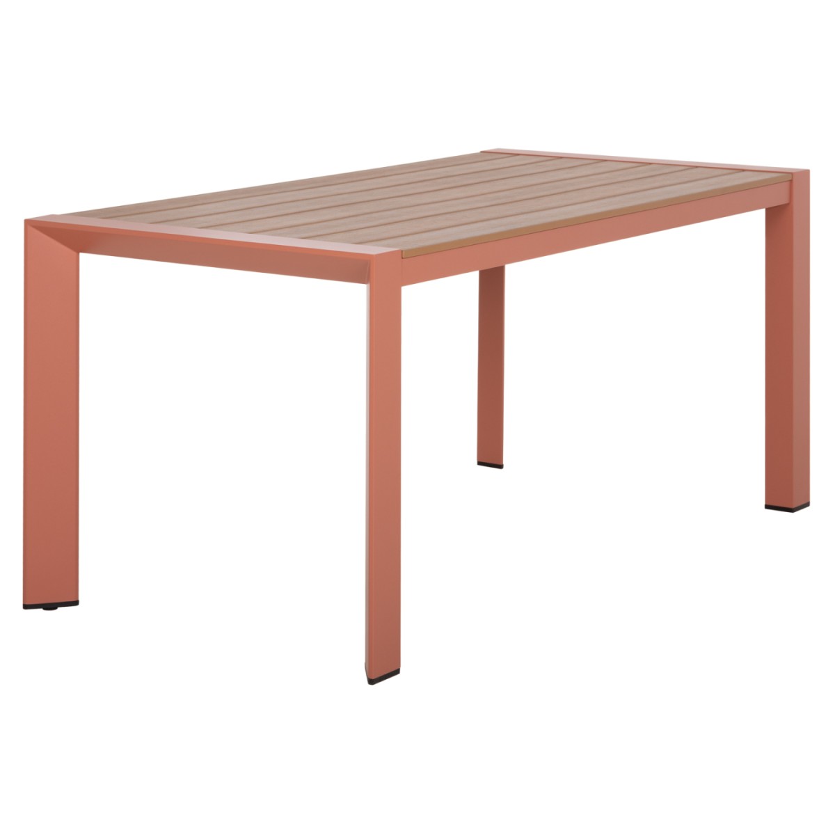 ΤΡΑΠΕΖΙ ΕΞΩΤ.ΧΩΡΟΥ GOYA HM6059.08 ΑΛΟΥΜΙΝΙΟ ΣE TERRACOTTA & POLYWOOD 160X80Χ75Υεκ.