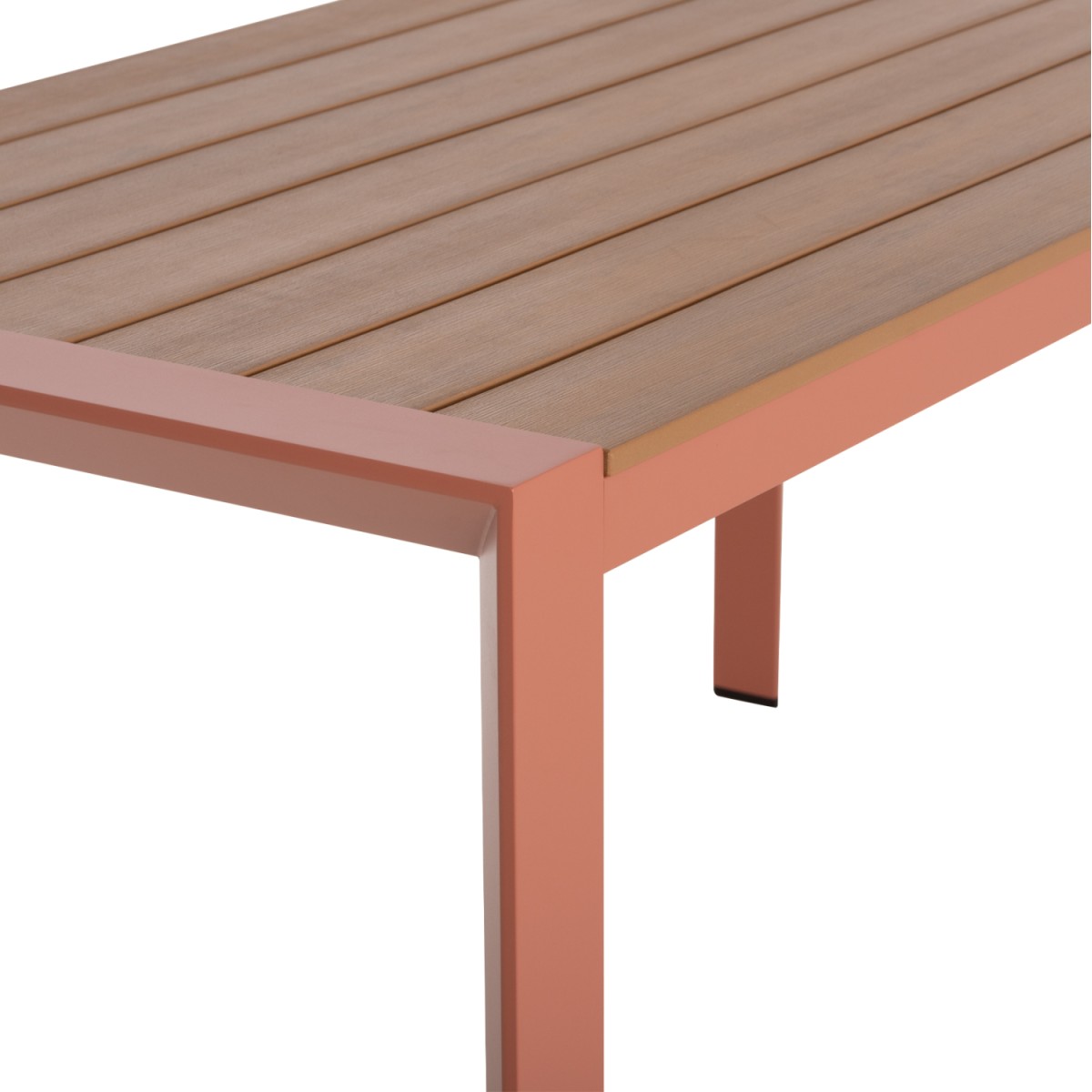 ΤΡΑΠΕΖΙ ΕΞΩΤ.ΧΩΡΟΥ GOYA HM6059.08 ΑΛΟΥΜΙΝΙΟ ΣE TERRACOTTA & POLYWOOD 160X80Χ75Υεκ.