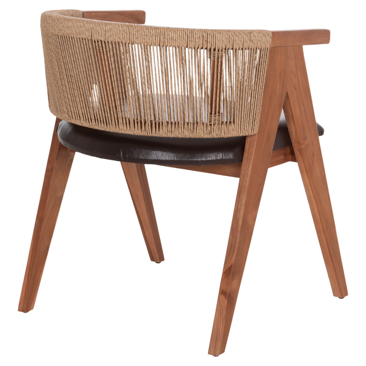 ΠΟΛΥΘΡΟΝΑ ΤΡΑΠΕΖΑΡΙΑΣ BRANN HM18238.11 ΞΥΛΟ ΤΕΑΚ-ΚΑΦΕ PU-ΣΧΟΙΝΙ 60x67x76Υεκ.