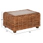 ΣΕΤ ΣΑΛΟΝΙ ΕΞ.ΧΩΡΟΥ TROPEL HM9656 4ΤΜΧ ΦΥΣΙΚΟ RATTAN-ΞΥΛΟ ΜΑΟΝΙ-ΛΕΥΚΑ ΜΑΞΙΛΑΡΙΑ