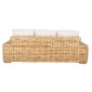 ΚΑΝΑΠΕΣ ΤΡΙΘΕΣΙΟΣ ΕΞ.ΧΩΡΟΥ TROPEL HM9808 ΞΥΛΟ MANGO-RATTAN ΦΥΣΙΚΟ-ΛΕΥΚΑ ΜΑΞΙΛΑΡΙΑ 216x88x85Υεκ