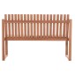 ΠΑΓΚΑΚΙ ΚΗΠΟΥ 2ΘΕΣΙΟ VED HM18124 ΞΥΛΟ TEAK--ΦΥΣΙΚΟ ΧΡΩΜΑ 130x60x86Υεκ.