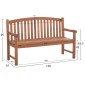 ΠΑΓΚΑΚΙ ΚΗΠΟΥ 3ΘΕΣΙΟ ELENA HM18125 ΞΥΛΟ TEAK--ΦΥΣΙΚΟ 150x61x95Υεκ. ΠΑΓΚΑΚΙ ΚΗΠΟΥ 3ΘΕΣΙΟ ELENA HM18125 ΞΥΛΟ TEAK--ΦΥΣΙΚΟ 150x61x95Υεκ.