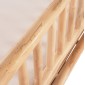 ΣΕΤ ΣΑΛΟΝΙ 4ΤΜΧ EDDARD HM9340.25 ΑΠΟ ΜΑΣΙΦ ΞΥΛΟ TEAK  ΦΥΣΙΚΟ - ΛΕΥΚΟ