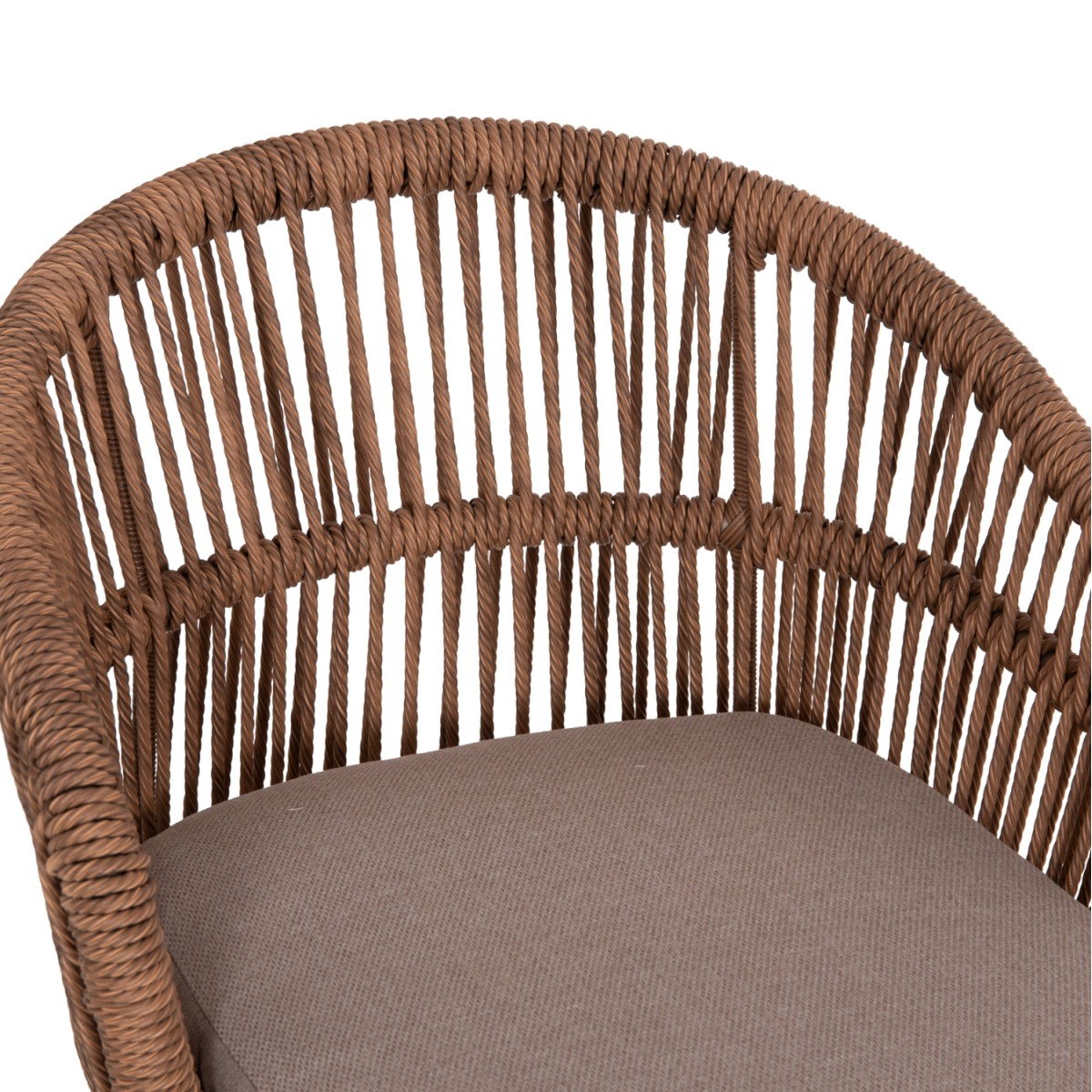ΠΟΛΥΘΡΟΝΑ ΑΛΟΥΜΙΝΙΟΥ ORIN HM6265.03 ΚΑΠΟΥΤΣΙΝΟ- P.E.RATTAN ΣΕ ΦΥΣΙΚΟ 58x61x75Υεκ.
