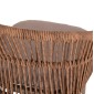 ΠΟΛΥΘΡΟΝΑ ΑΛΟΥΜΙΝΙΟΥ ORIN HM6265.03 ΚΑΠΟΥΤΣΙΝΟ- P.E.RATTAN ΣΕ ΦΥΣΙΚΟ 58x61x75Υεκ.