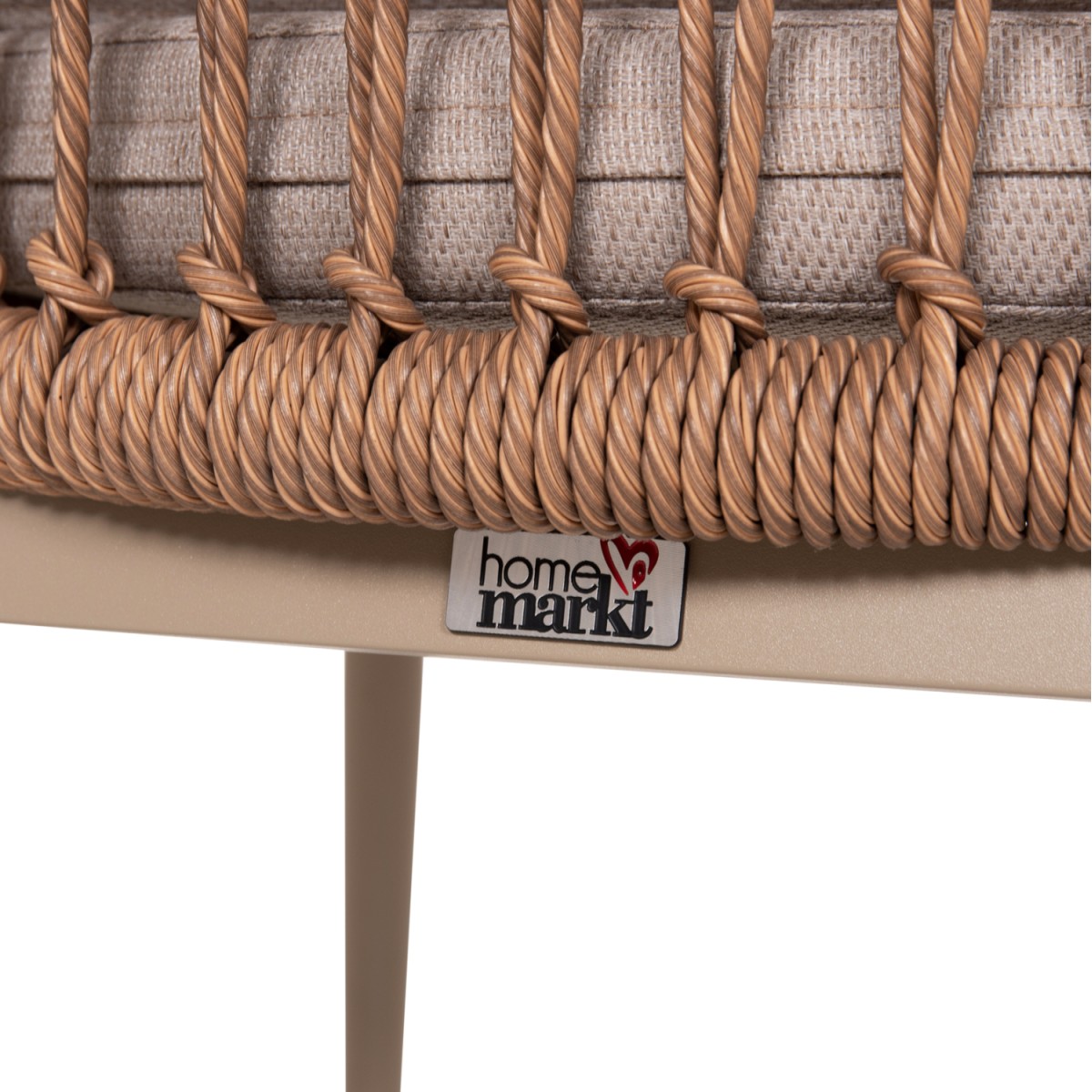 ΠΟΛΥΘΡΟΝΑ ΑΛΟΥΜΙΝΙΟΥ GALDIN HM6272.03 ΚΑΠΟΥΤΣΙΝΟ-P.E.RATTAN-ΜΠΕΖ ΥΦΑΣΜΑ 65x60x76Υεκ