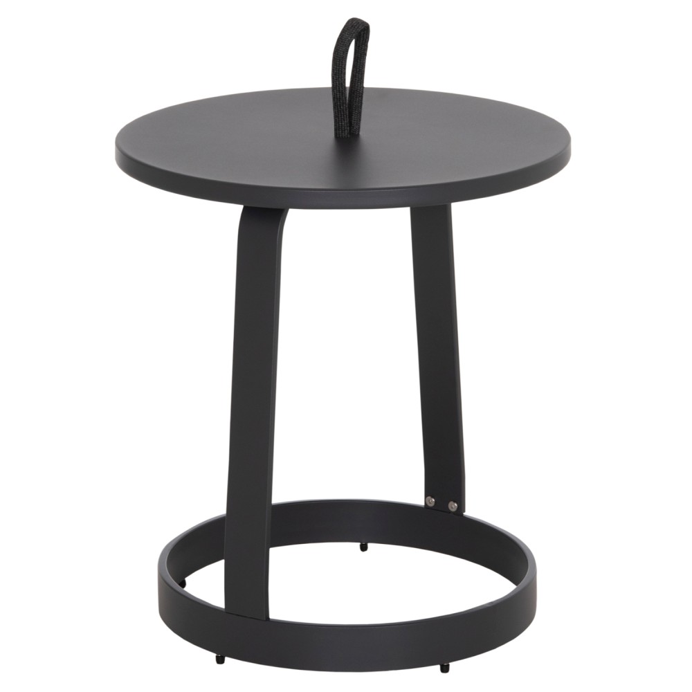 ΤΡΑΠΕΖΙ ΒΟΗΘΗΤΙΚΟ ΕΞ.ΧΩΡΟΥ MINO HM6432.01 ΑΛΟΥΜΙΝΙΟ & ΣΧΟΙΝΙ ΓΚΡΙ Φ47x53Υεκ