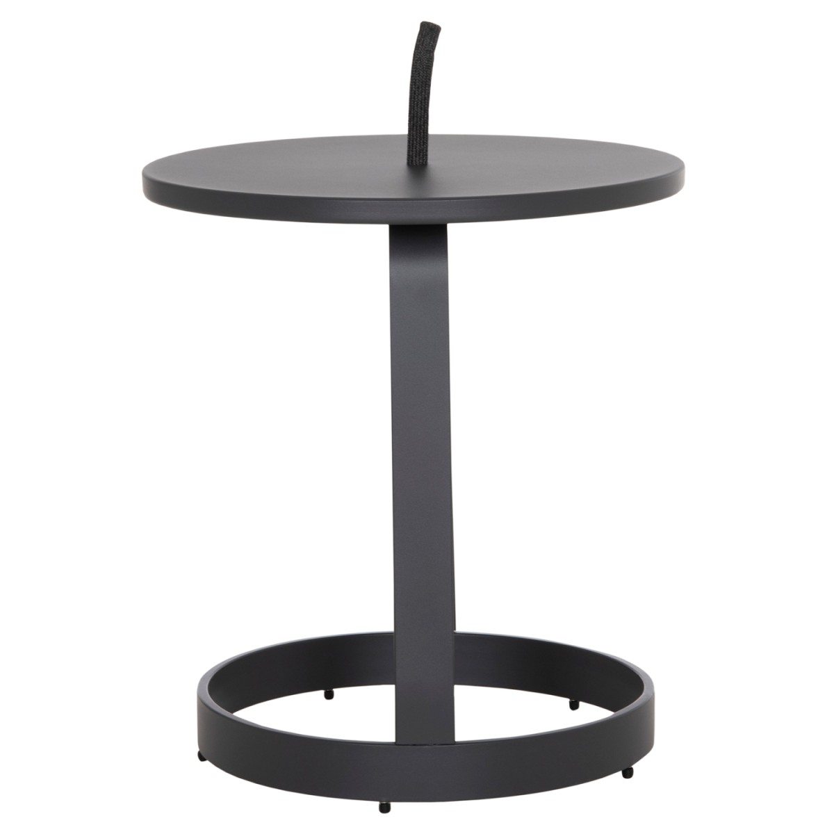 ΤΡΑΠΕΖΙ ΒΟΗΘΗΤΙΚΟ ΕΞ.ΧΩΡΟΥ MINO HM6432.01 ΑΛΟΥΜΙΝΙΟ & ΣΧΟΙΝΙ ΓΚΡΙ Φ47x53Υεκ