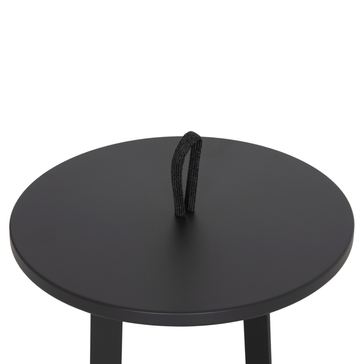 ΤΡΑΠΕΖΙ ΒΟΗΘΗΤΙΚΟ ΕΞ.ΧΩΡΟΥ MINO HM6432.01 ΑΛΟΥΜΙΝΙΟ & ΣΧΟΙΝΙ ΓΚΡΙ Φ47x53Υεκ