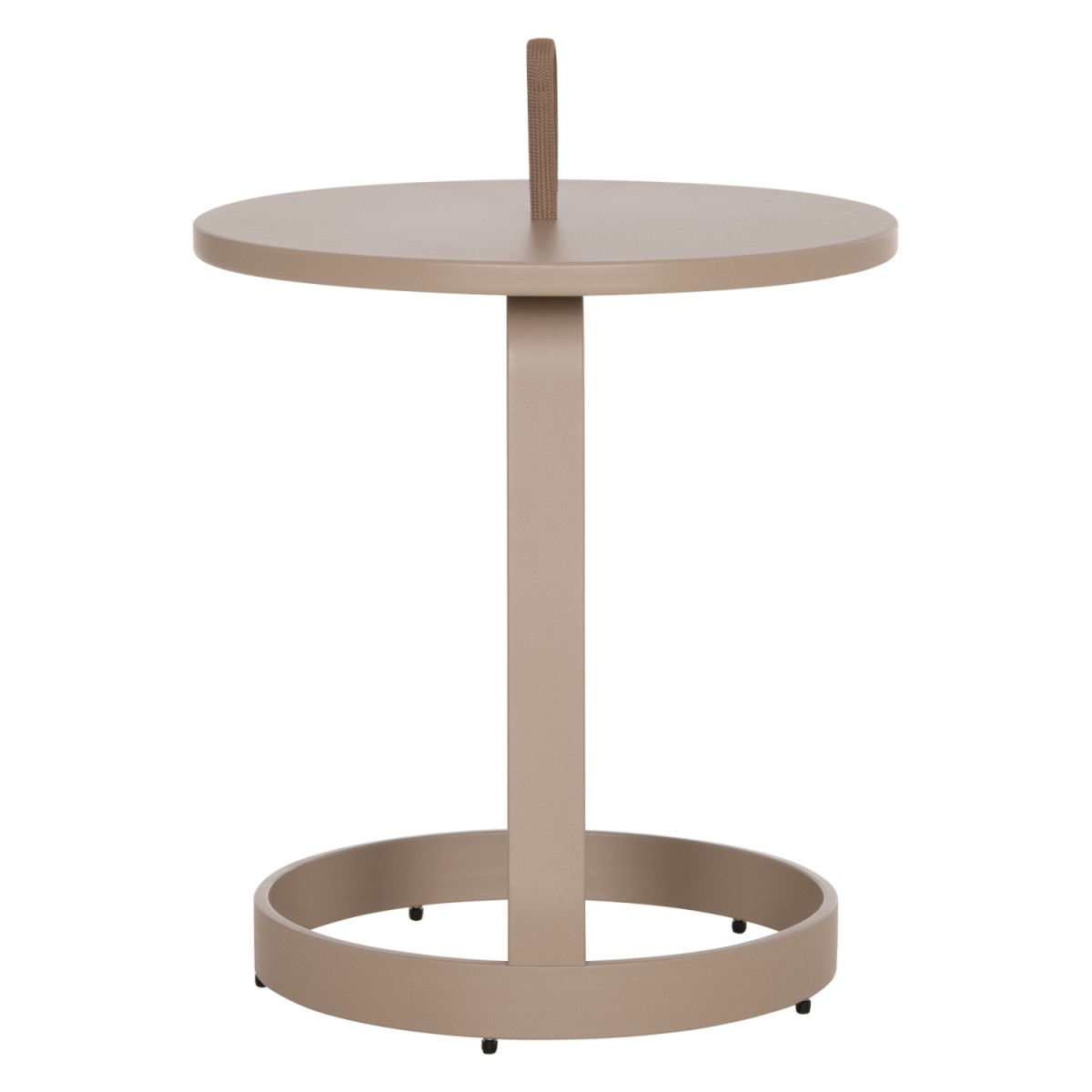 ΤΡΑΠΕΖΙ ΒΟΗΘΗΤΙΚΟ ΕΞ.ΧΩΡΟΥ MINO HM6432.03 ΑΛΟΥΜΙΝΙΟ & ΣΧΟΙΝΙ ΚΑΠΟΥΤΣΙΝΟ Φ47x53Υεκ