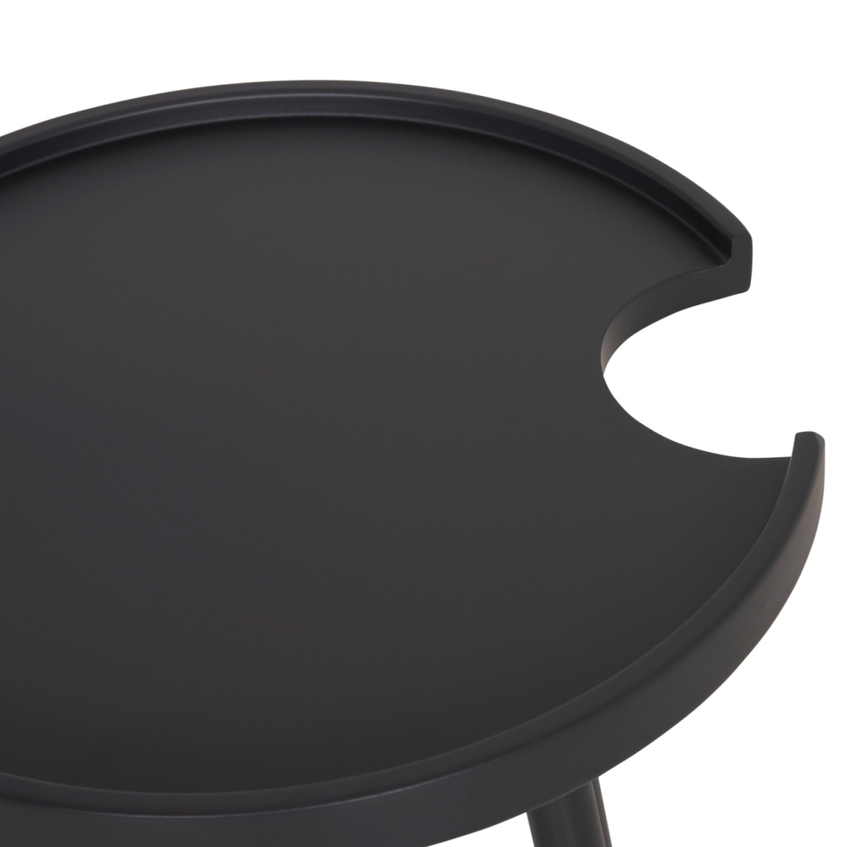 ΤΡΑΠΕΖΙ ΒΟΗΘΗΤΙΚΟ ΣΤΡΟΓΓΥΛΟ ΕΞ.ΧΩΡΟΥ TEROC HM6433.01 ΑΛΟΥΜΙΝΙΟ ΓΚΡΙ Φ47x53Υεκ