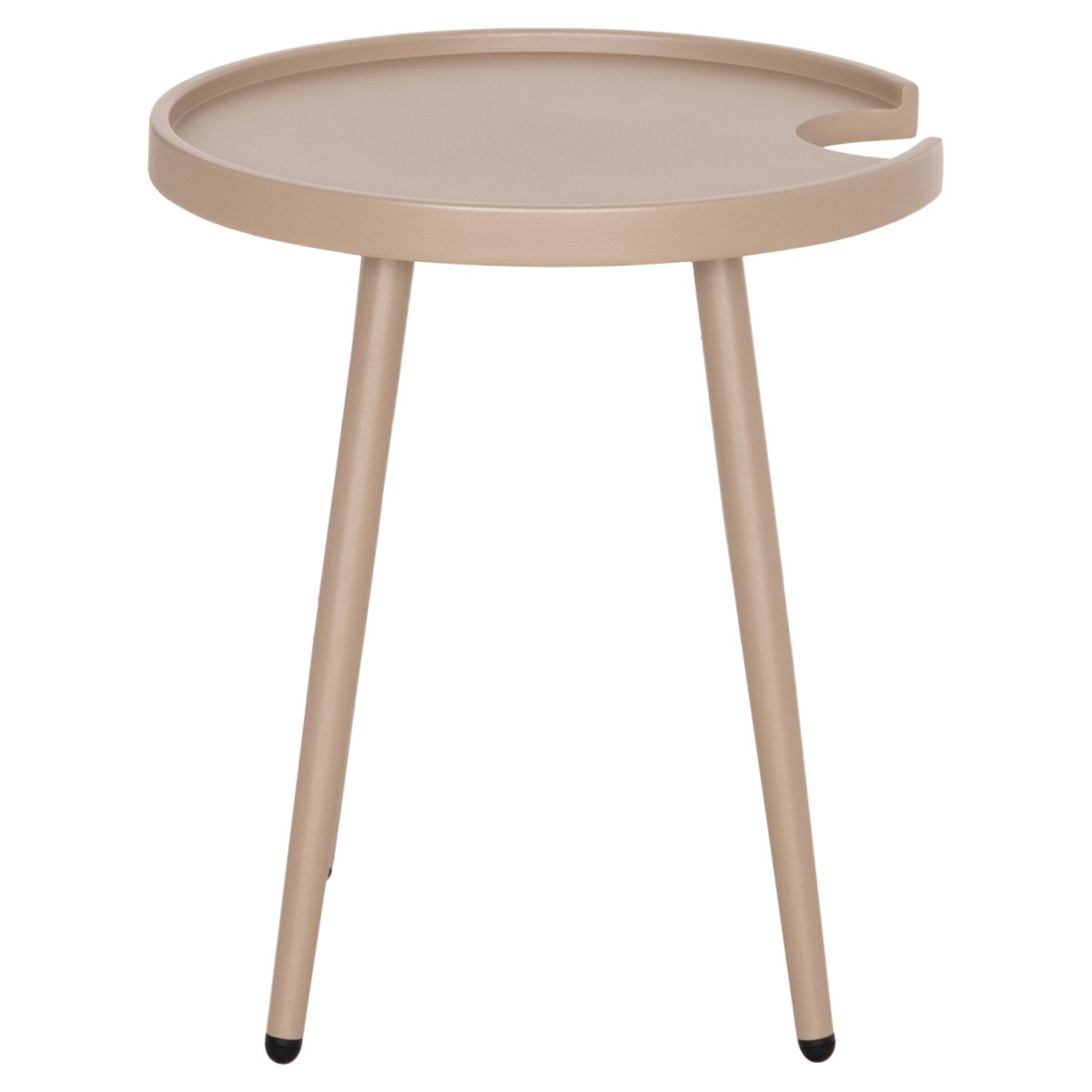 ΤΡΑΠΕΖΙ ΒΟΗΘΗΤΙΚΟ ΣΤΡΟΓΓΥΛΟ ΕΞ.ΧΩΡΟΥ TEROC HM6433.03 ΑΛΟΥΜΙΝΙΟ ΚΑΠΟΥΤΣΙΝΟ Φ47x53Υεκ