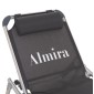 ΞΑΠΛΩΣΤΡΑ ΠΑΡΑΛΙΑΣ ΑΛΟΥΜΙΝΙΟΥ ΒΑΡ.ΤΥΠΟΥ ALMIRA HM5054.10 ΓΚΡΙ TEXTILENE 187x59x78Υεκ