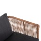 ΣΑΛΟΝΙ ΕΞ.ΧΩΡΟΥ 4ΤΜΧ FREJA HM6057.03 ΑΛΟΥΜ.ΑΝΘΡΑΚΙ-PE RATTAN ΜΠΕΖ-ΑΝΘΡΑΚΙ ΜΑΞΙΛΑΡΙΑ