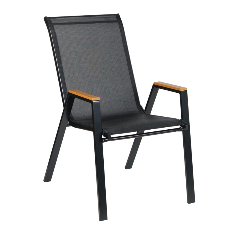 ΠΟΛΥΘΡΟΝΑ ΕΞ.ΧΩΡΟΥ LEONE HM6429.03 ΜΕΤΑΛΛΙΚΗ ΜΑΥΡΗ--TEXTILENE ΜΑΥΡΟ 54x74x91Υεκ