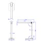 ΦΩΤΙΣΤΙΚΟ ΓΡΑΦΕΙΟΥ LED BLAIN PRO HM4448.07 ΓΚΡΙ ΧΡΩΜΑ ABS 17,3x12,5x39,9Υεκ.