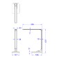 ΦΩΤΙΣΤΙΚΟ ΓΡΑΦΕΙΟΥ LED BLAIN PRO HM4458.07 ΓΚΡΙ ΒΑΣΗ ABS & ΑΛΟΥΜΙΝΙΟ 35,6x43,1Υεκ