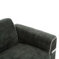 ΣΕΤ ΣΑΛΟΝΙ 2ΤΜΧ 3Θ+2Θ FERIN HM6070.03 ΠΡΑΣΙΝΟ ΥΦΑΣΜΑ ΜΕ ΜΕΤΑΛΛΙΚΑ ΠΟΔΙΑ