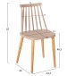 ΣΕΤ ΤΡΑΠΕΖΑΡΙΑΣ 5ΤΜΧ VANESSA HM21181 MDF TOP ΣΕ ΦΥΣΙΚΟ-ΣΚΕΛΕΤΟΣ ΣΕ ΦΥΣΙΚΟ