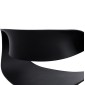 ΣΕΤ ΤΡΑΠΕΖΑΡΙΑΣ 5ΤΜΧ MAGGIE HM21187 MDF TOP & ΠΟΛΥΠΡΟΠΥΛΕΝΙΟ ΣΕ ΜΑΥΡΟ ΧΡΩΜΑ