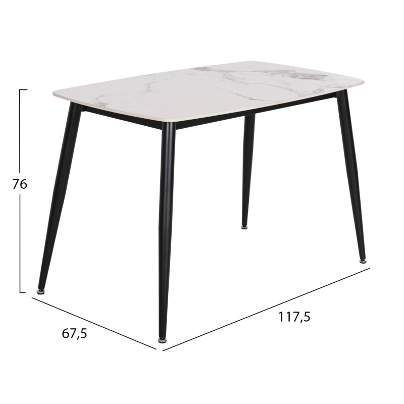 ΣΕΤ ΤΡΑΠΕΖΑΡΙΑΣ 5ΤΜΧ LATRELL HM21192 ΤΡΑΠΕΖΙ ΚΕΡΑΜΙΚΟ TOP-ΒΕΛΟΥΔΟ ΓΚΡΙ ΚΑΡΕΚΛΕΣ