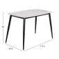 ΣΕΤ ΤΡΑΠΕΖΑΡΙΑΣ 5ΤΜΧ LATRELL HM21192 ΤΡΑΠΕΖΙ ΚΕΡΑΜΙΚΟ TOP-ΒΕΛΟΥΔΟ ΓΚΡΙ ΚΑΡΕΚΛΕΣ