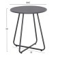 ΣΕΤ LOUNGE 3TMX ΕΞ.ΧΩΡΟΥ PONY HM21193 ΜΕΤΑΛΛΟ ΣΕ ΓΚΡΙ--ΣΥΝΘ.RATTAN ΣΕ ΛΕΥΚΟ-ΜΑΥΡΟ