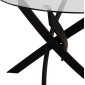 ΣΕΤ ΤΡΑΠΕΖΑΡΙΑΣ 5ΤΜΧ LADY HM21199.04 ΓΥΑΛΙ--ΜΕΤΑΛΛΟ & ΒΕΛΟΥΔΟ ΣΕ ΜΑΥΡΟ