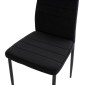 ΣΕΤ ΤΡΑΠΕΖΑΡΙΑΣ 5ΤΜΧ LADY HM21199.04 ΓΥΑΛΙ--ΜΕΤΑΛΛΟ & ΒΕΛΟΥΔΟ ΣΕ ΜΑΥΡΟ