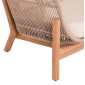 LOUNGE ΣΕΤ SANJI HM21214 ΤΡΑΠΕΖΙ & 2 ΠΟΛΥΘΡΟΝΕΣ--ΞΥΛΟ ΑΚΑΚΙΑΣ-ΑΛΟΥΜΙΝΙΟ-ΣΧΟΙΝΙ