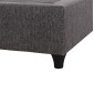 ΥΠΟΣΤΡΩΜΑ/ΚΡΕΒΑΤΙ ΥΠΕΡΔΙΠΛΟ SIGGY HM21217 ΓΚΡΙ ΥΦΑΣΜΑ--ΓΙΑ 160x200εκ.
