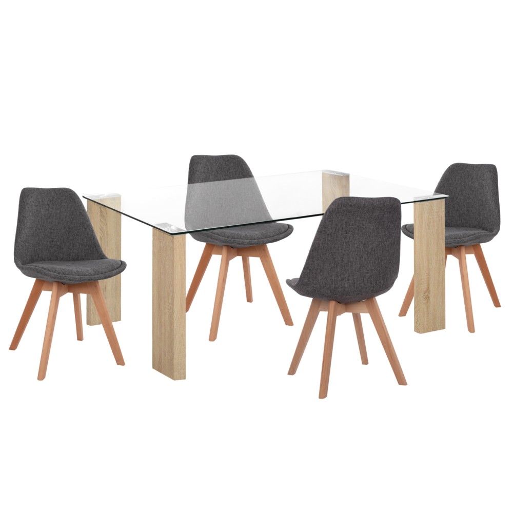 ΣΕΤ ΤΡΑΠΕΖΑΡΙΑΣ 5ΤΜΧ MORGAN HM21269.03 ΤΡΑΠΕΖΙ & 4 ΚΑΡΕΚΛΕΣ - ΓΚΡΙ ΥΦΑΣΜΑ ΣΕΤ ΤΡΑΠΕΖΑΡΙΑΣ 5ΤΜΧ MORGAN HM21269.03 ΤΡΑΠΕΖΙ & 4 ΚΑΡΕΚΛΕΣ - ΓΚΡΙ ΥΦΑΣΜΑ