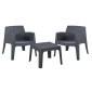 ΣΕΤ LOUNGE 3ΤΜΧ SLEEK HM21274.10 ΓΚΡΙ ΠΟΛΥΠΡΟΠΥΛΕΝΙΟ