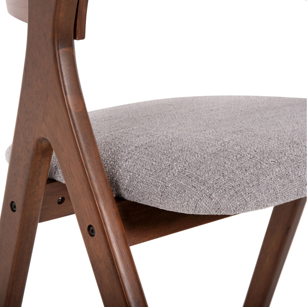 ΣΕΤ ΤΡΑΠΕΖΑΡΙΑΣ 5ΤΜΧ NEKKER HM21340.01 ΤΡΑΠΕΖΙ ΑΠΟ MDF--ΚΑΡΕΚΛΕΣ ΑΠΟ RUBBERWOOD