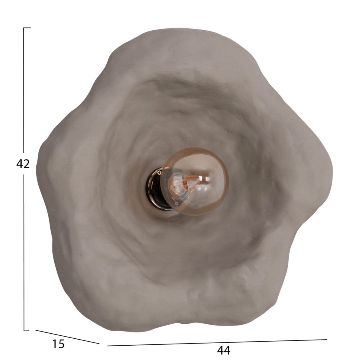 ΣΕΤ 3TMX ΕΠΙΤΟΙΧΙA ΦΩΤΙΣΤΙΚA LUXON HM10725.02 FIBER CEMENT ΣΕ ΓΚΡΙ [S-M-L]