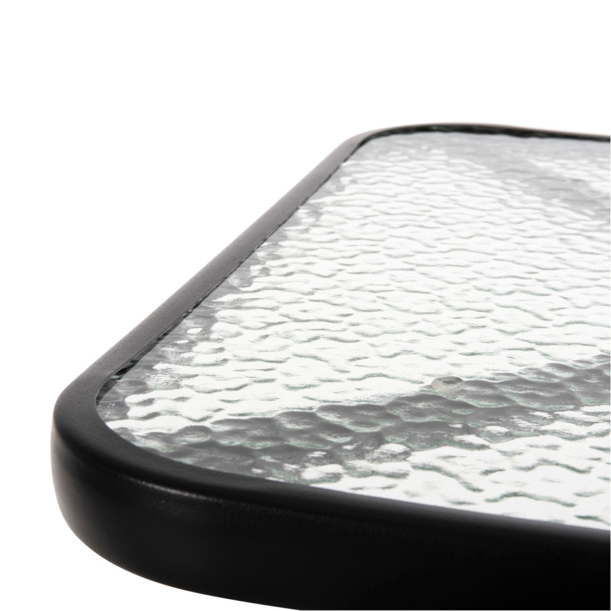 ΣΕΤ ΤΡΑΠΕΖΑΡΙΑΣ 3ΤΜΧ FIGO HM10730.03-- 2 ΚΑΡΕΚΛΕΣ & ΤΕΤΡΑΓΩΝΟ ΤΡΑΠΕΖΙ 60x60εκ ΜΑΥΡΟ