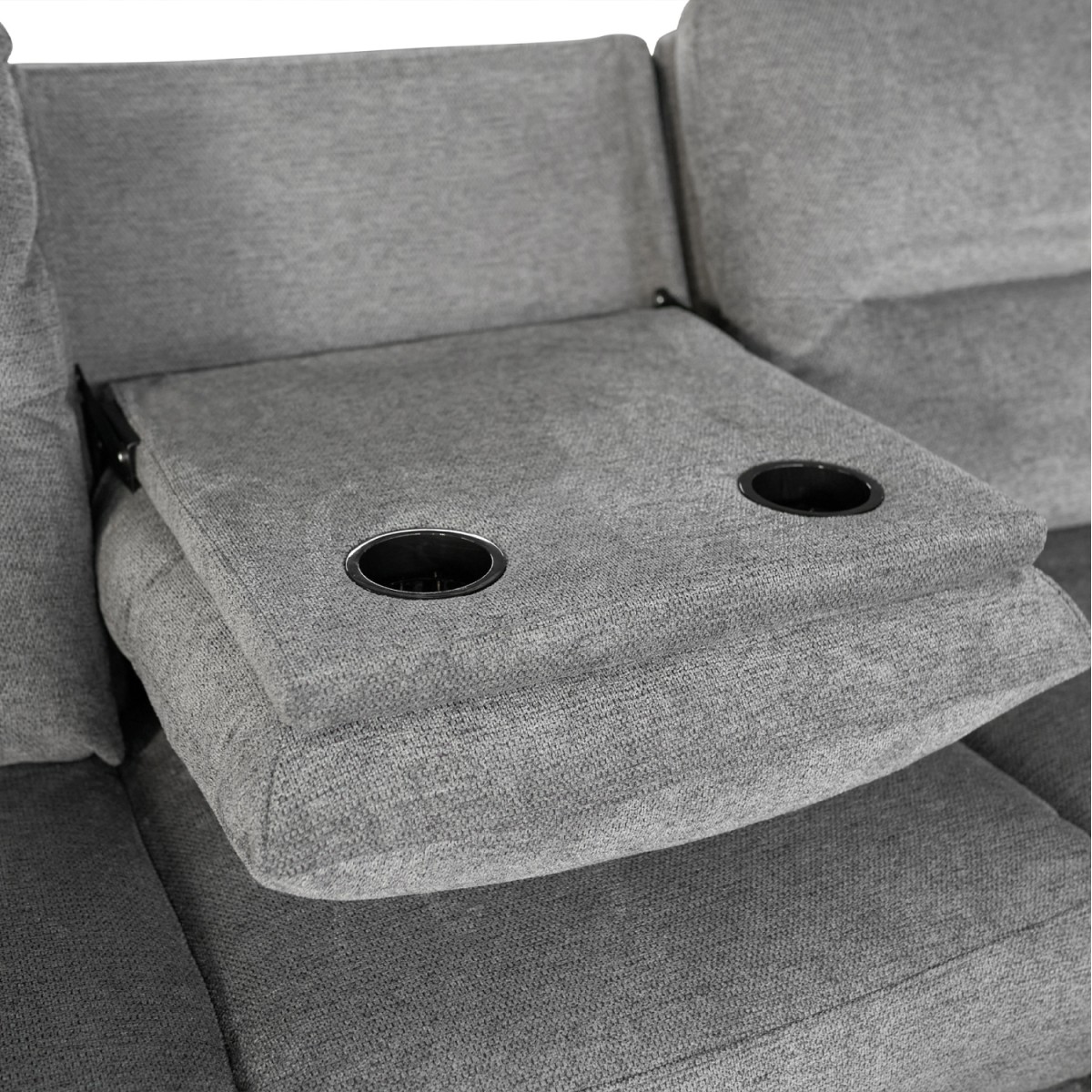 ΣΕΤ ΚΑΝΑΠΕΣ-ΠΟΛΥΘΡΟΝΑ RELAX SYNTHIA HM10736.03 ΓΚΡΙ ΥΦΑΣΜΑ-ΗΛ.ΑΝΑΚΛΙΣΗ [R]