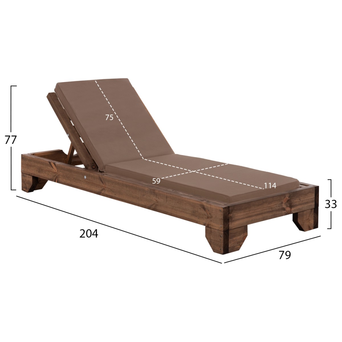ΞΑΠΛΩΣΤΡΑ ΚΟΡΙΝΟΣ HM10771.04T ΞΥΛΟ ΠΕΥΚΟΥ ΚΑΡΥΔΙ--ΜΑΞΙΛΑΡΙ ΜΟΚΑ 79x204x77Υεκ