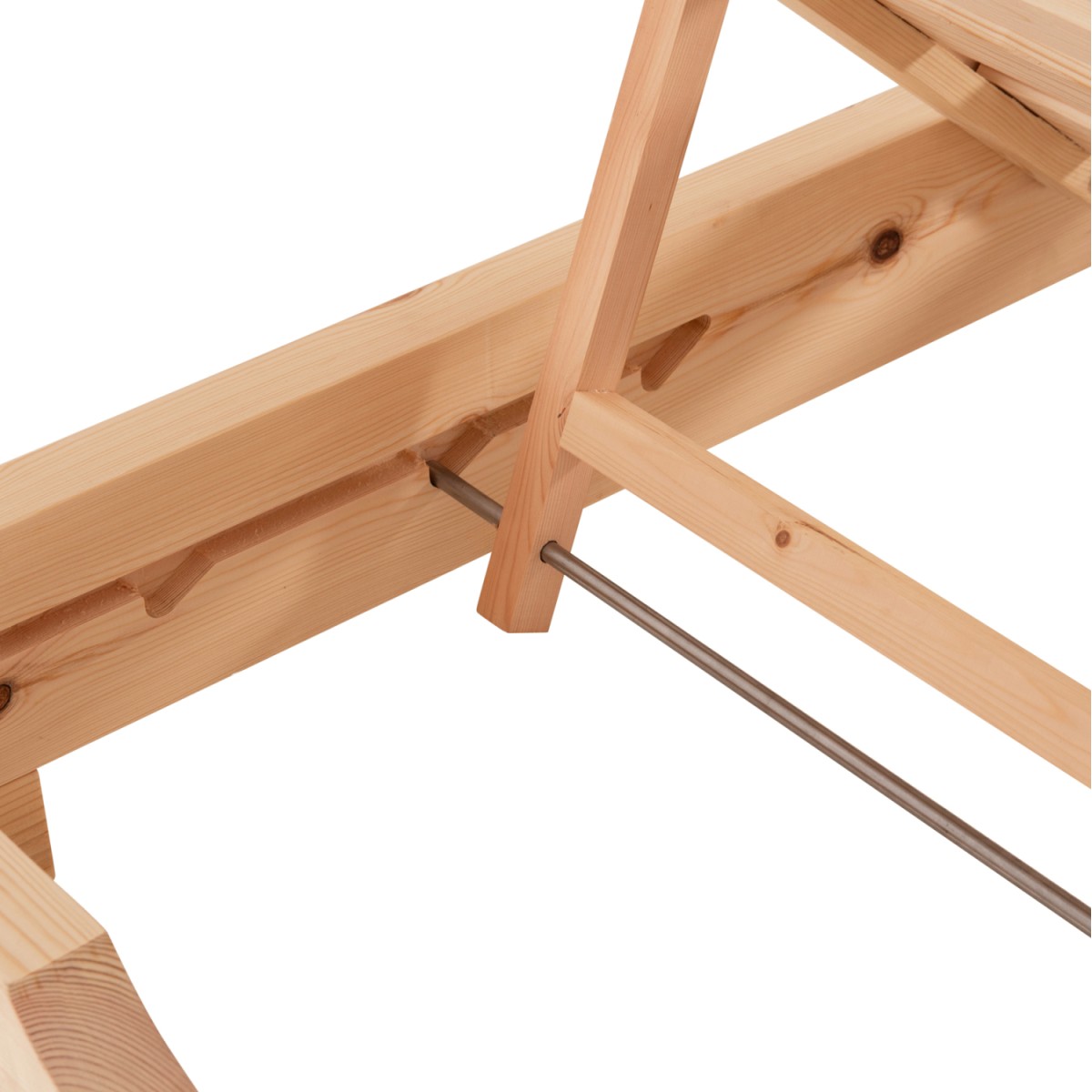 ΞΑΠΛΩΣΤΡΑ ΜΕ ΜΑΞΙΛΑΡΙ ΚΟΡΙΝΟΣ HM10790.05T ΞΥΛΟ ΠΕΥΚΟΥ--TEXTILENE ΣΕ ΜΑΥΡΟ 79x204x77Υεκ