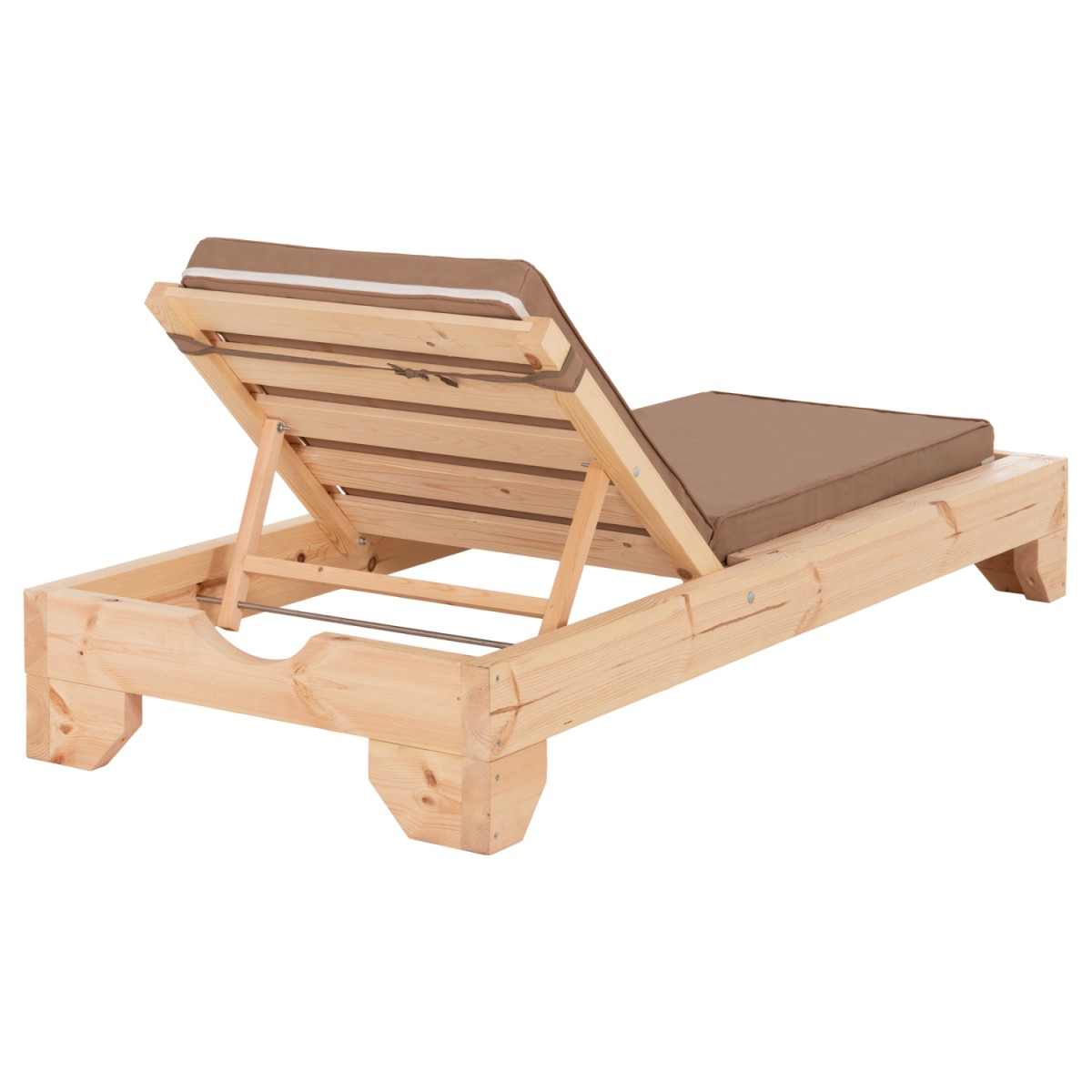 ΞΑΠΛΩΣΤΡΑ ΜΕ ΜΑΞΙΛΑΡΙ ΚΟΡΙΝΟΣ HM10791.04T ΞΥΛΟ ΠΕΥΚΟΥ--TEXTILENE ΣΕ ΜΟΚΑ 79x204x77Υ