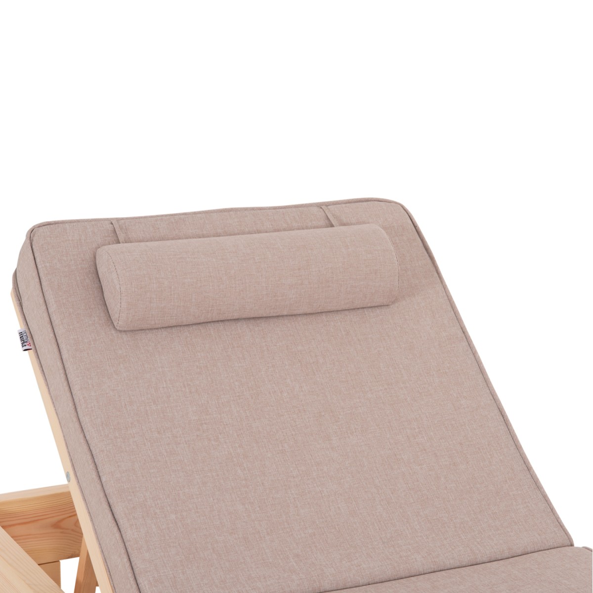 ΞΑΠΛΩΣΤΡΑ ΜΕ ΜΑΞΙΛΑΡΙ ΚΟΡΙΝΟΣ HM10797.72 ΞΥΛΟ ΠΕΥΚΟΥ--OLEFIN ΣΕ ΜΠΕΖ 79x204x77Υεκ