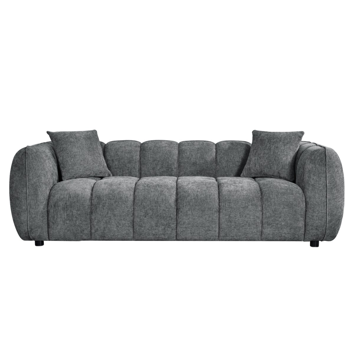 ΣΕΤ ΣΑΛΟΝΙ 3ΘΕΣΙΟΣ & 2ΘΕΣΙΟΣ LYKKE HM10812.01 ΓΚΡΙ ΥΦΑΣΜΑ